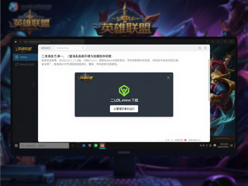 LOL官网下载后安装失败,解决技巧一览! 二 解决方法一:检查系统环境与权限
首